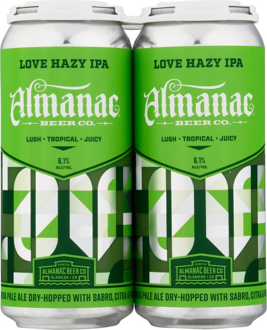 Almanac Beer Co. Love Hazy Ipa Dry