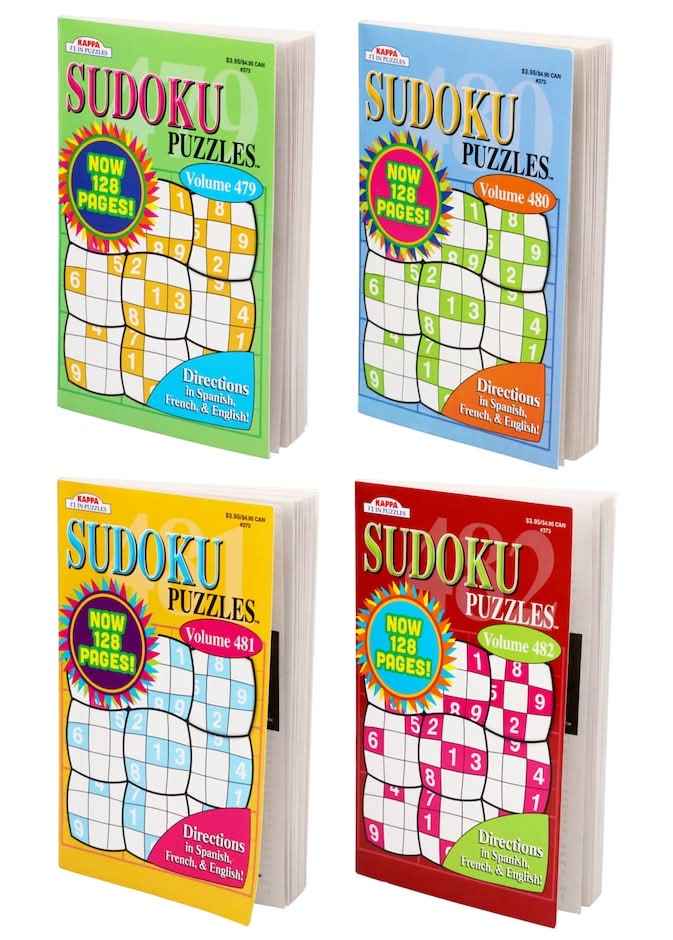 Kappa Sudoku Puzzle Books, 128-pg.