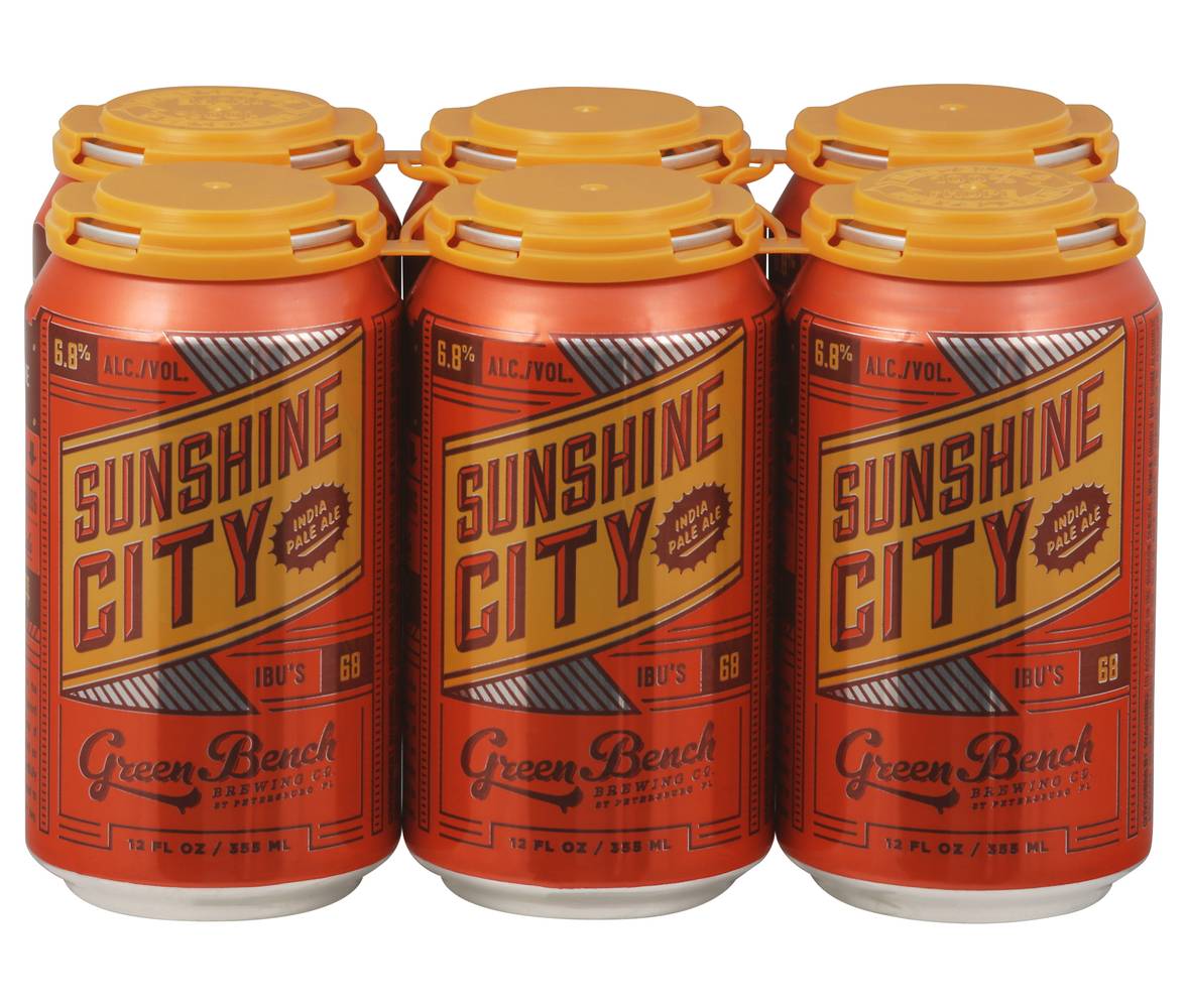 Green Bench Brewing Co. Sunshine City Ipa (6 x 12 fl oz)