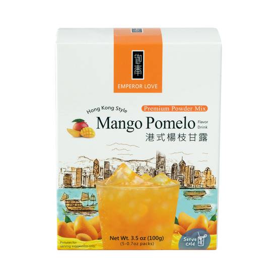 Té sabor Mango Latte Instantáneo Emperor Love 5 pieza