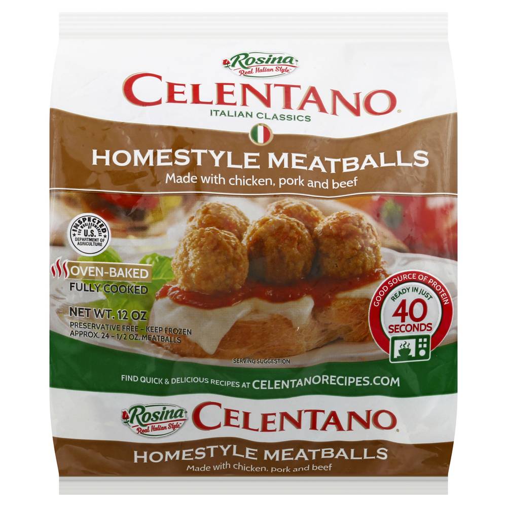 Celentano Homestyle Meatballs (12 oz)