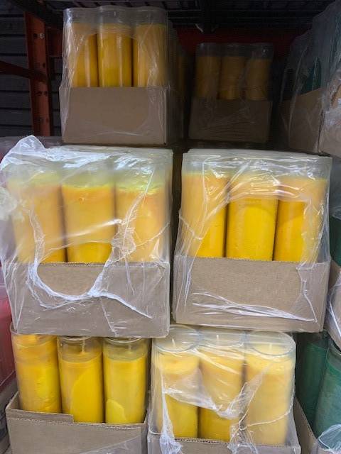 Star Candle Company - Yellow Candle - 12 Ct (1X12|1 Unit per Case)