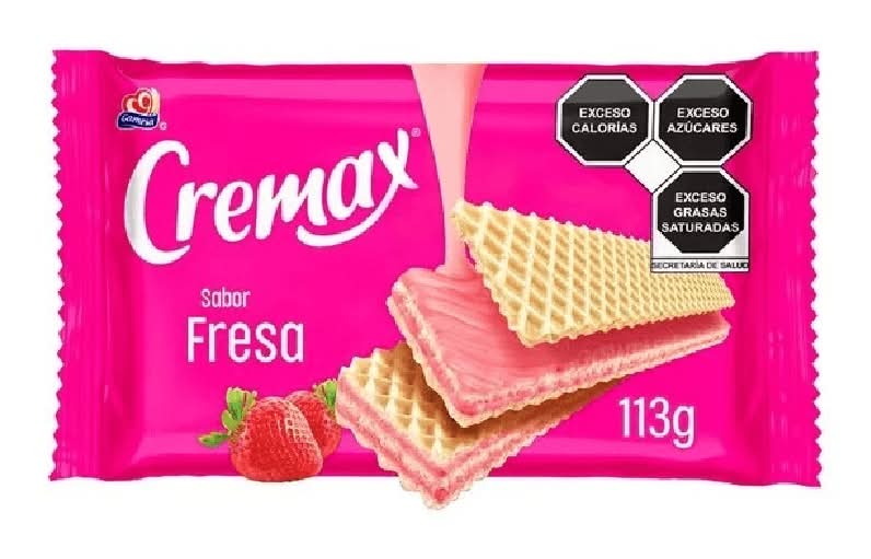 Gamesa · Cremax galletas tipo wafer, fresa (113 g)