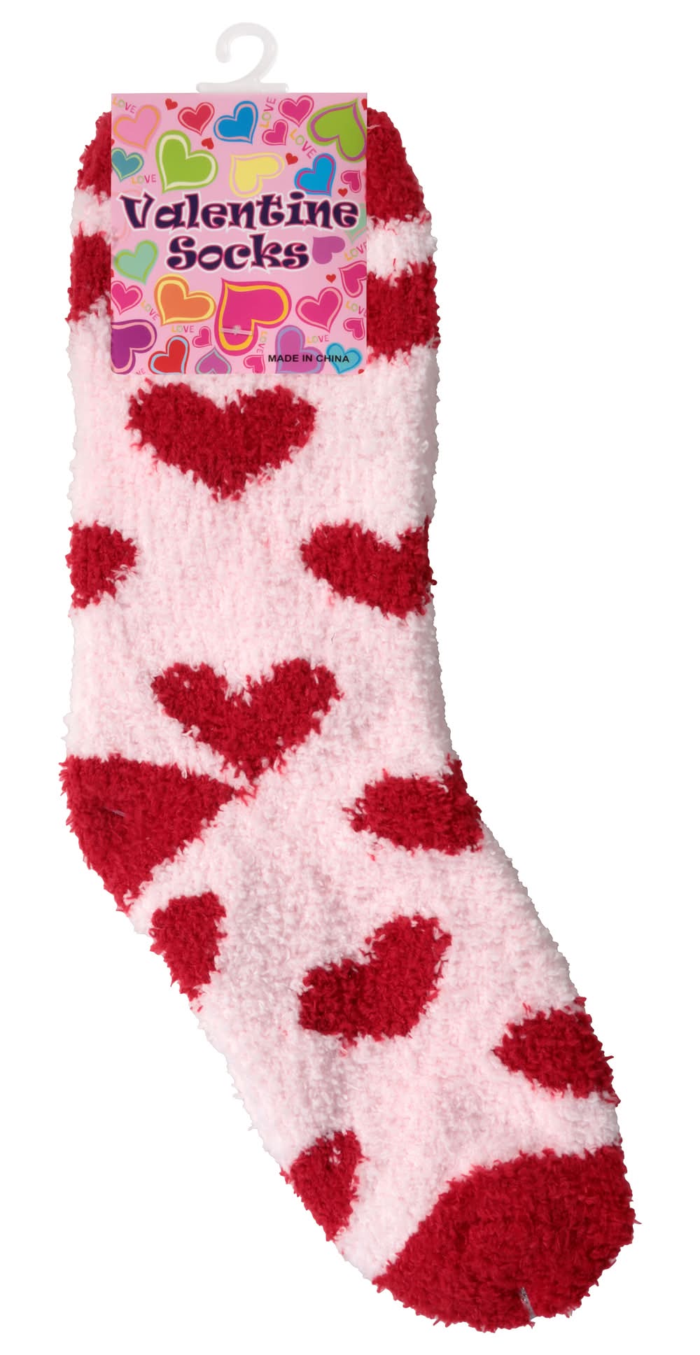 Buffalo Jewelry & Gifts Valentine Sweet Hearts Fuzzy Socks, Women, OS