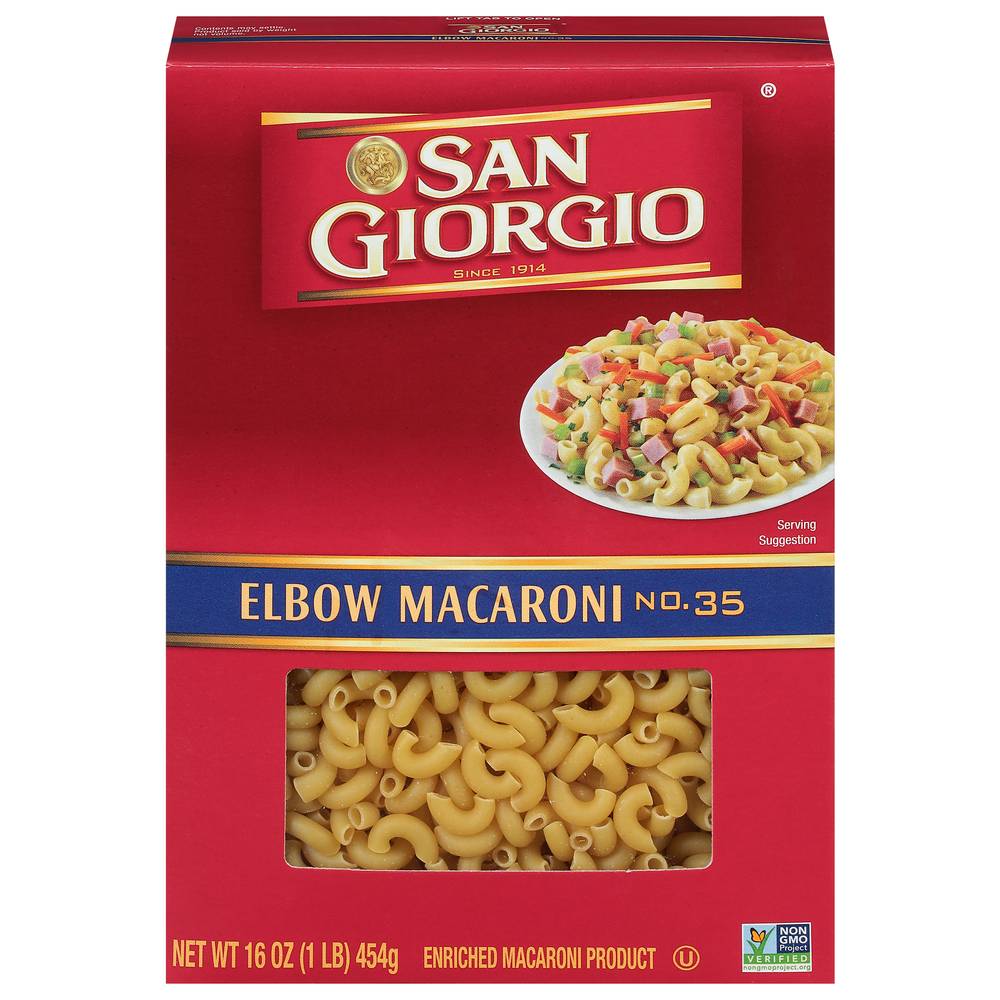 San Giorgio Elbow Macaroni No. 35 (1 lbs)