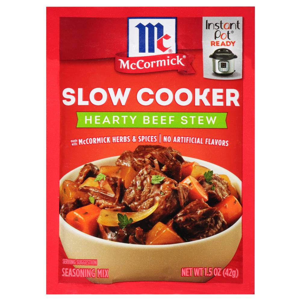 McCormick Slow Cooker Hearty Beef Stew Herbs & Spices Seasoning Mix (1.5 oz)