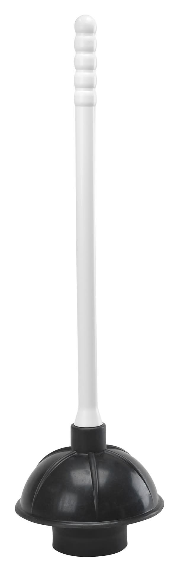 Project Source 5-in Black Rubber Plunger 18.63-in Handle
