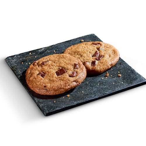 Zwei ofenfrische Chocolate Soft-Cookies
