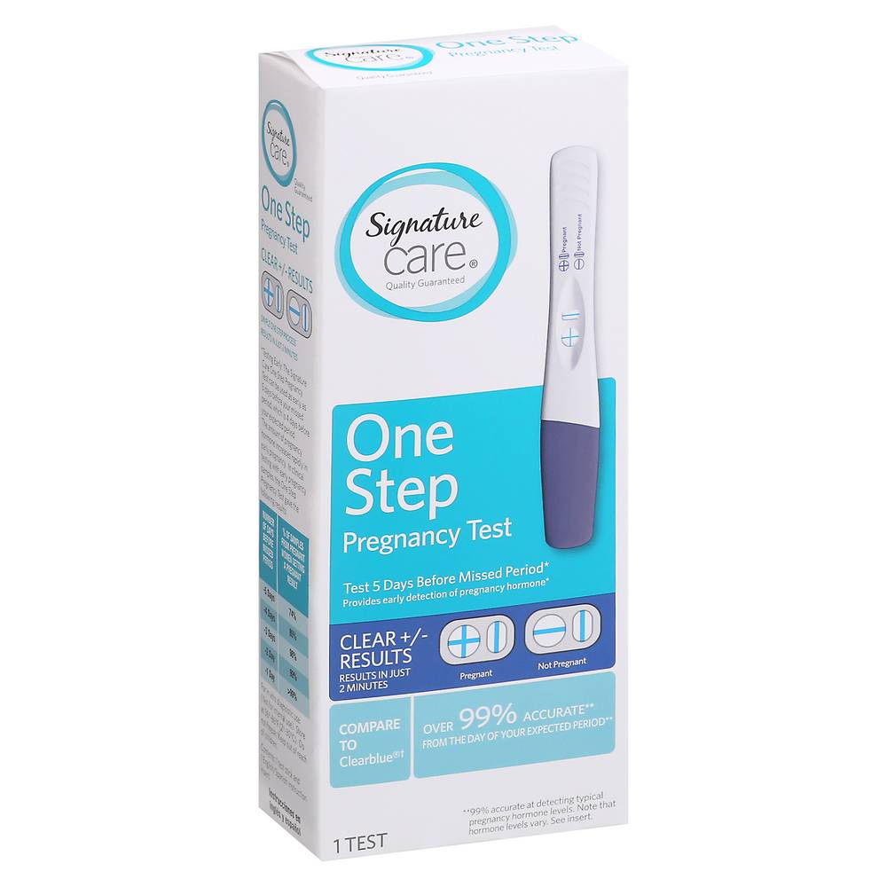 Signature Care One Step Pregnancy Test (1.6 oz)