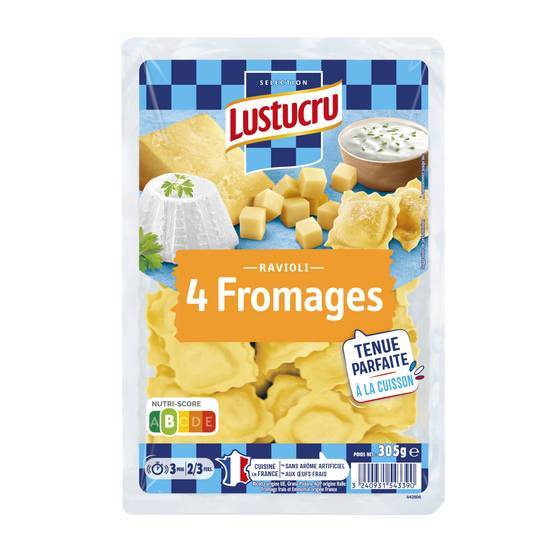 Lustucru selection ravioli 4 fromages