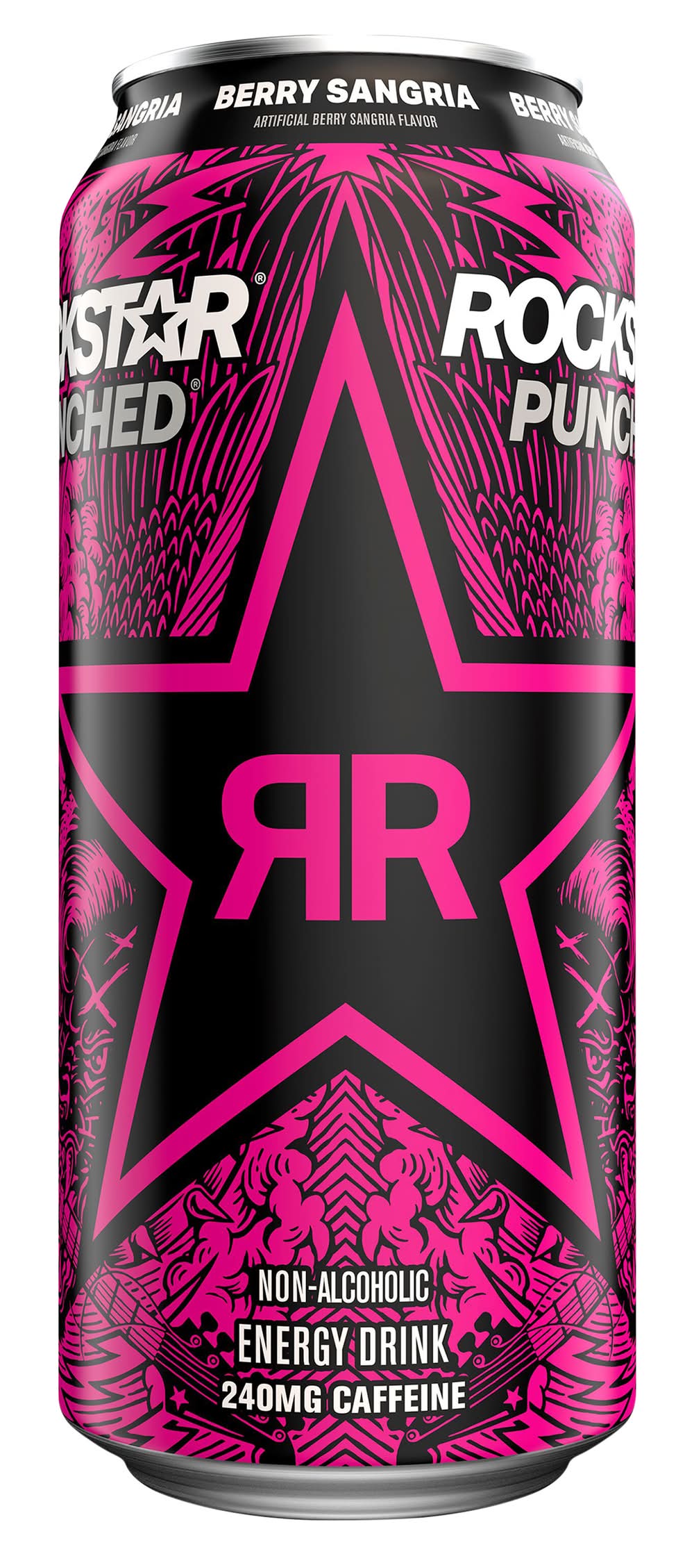 Rockstar Punched Energy Drink, Berry Sangria (16 fl oz)