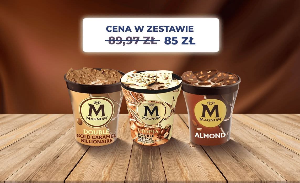 Zestaw 3 kubków MAGNUM