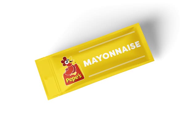 Pepe's Branded Mayonnaise Sachets