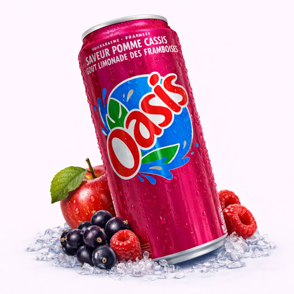 Oasis Pomme-cassis 33 CL