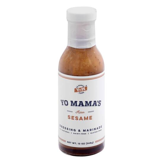 Yo Mama's Asian Sesame Dressing & Marinade (13 fl oz)