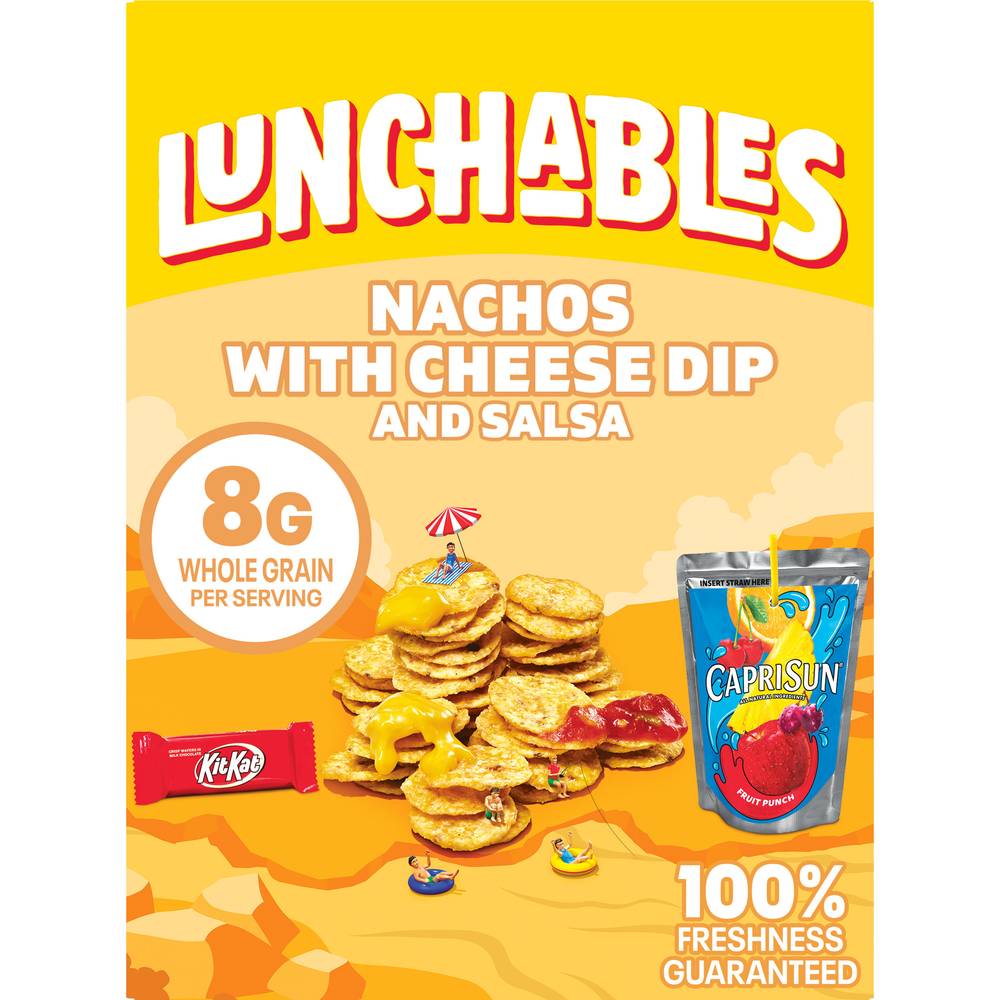 Lunchables Nachos Cheese Dip & Salsa Snack pack