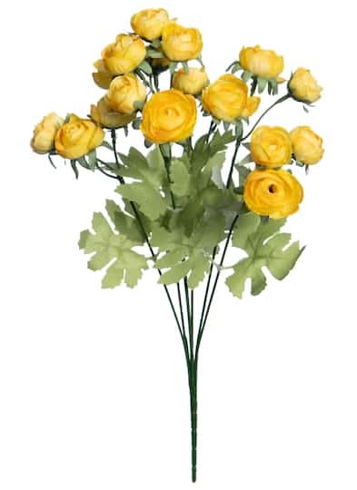 15.5" Mini Ranunculus Bush By Ashland