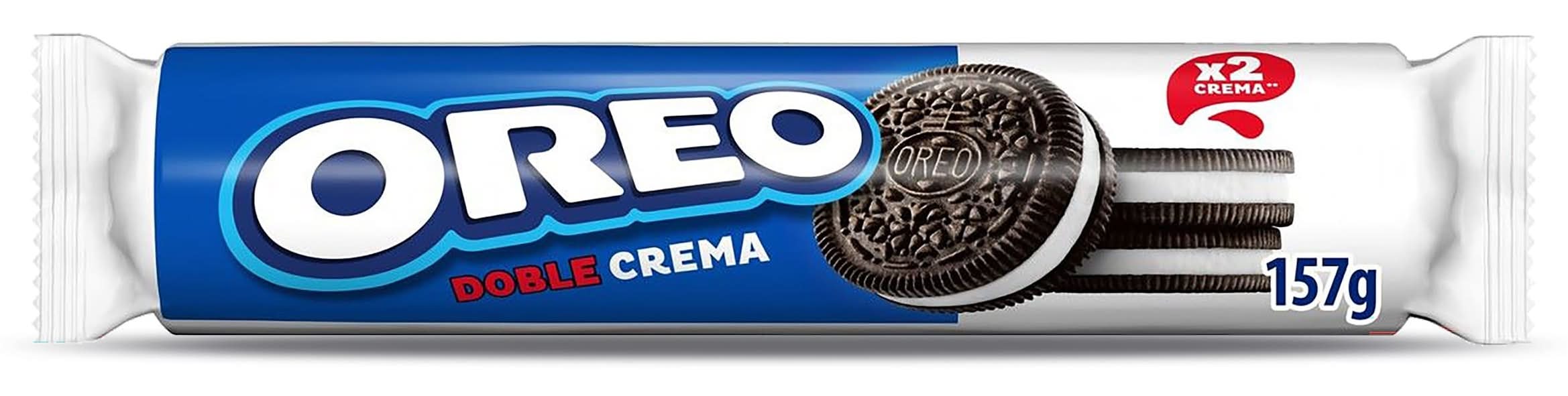 Galletas De Cacao Rellenas Con Doble Crema Oreo Bolsa 157 G