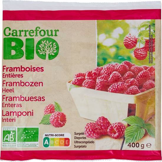 Carrefour Bio - Framboises entières