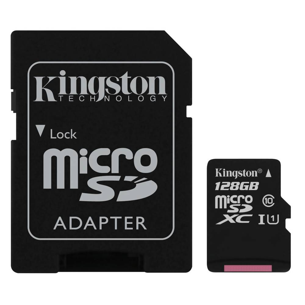 Kingston micro sd 128 gb (blister 1 pieza)