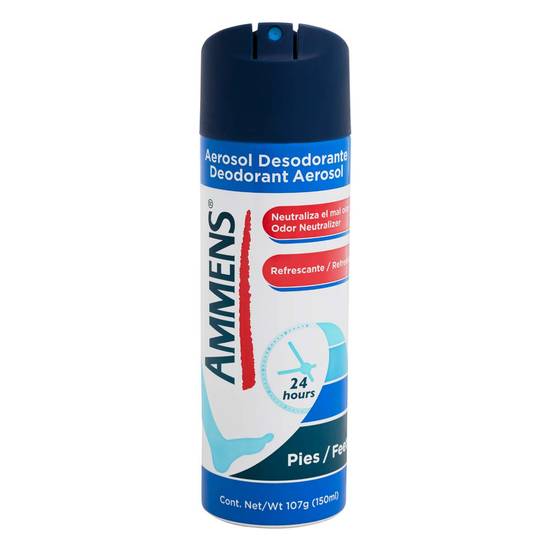 Ammens desodorante para pies en aerosol (150 ml)