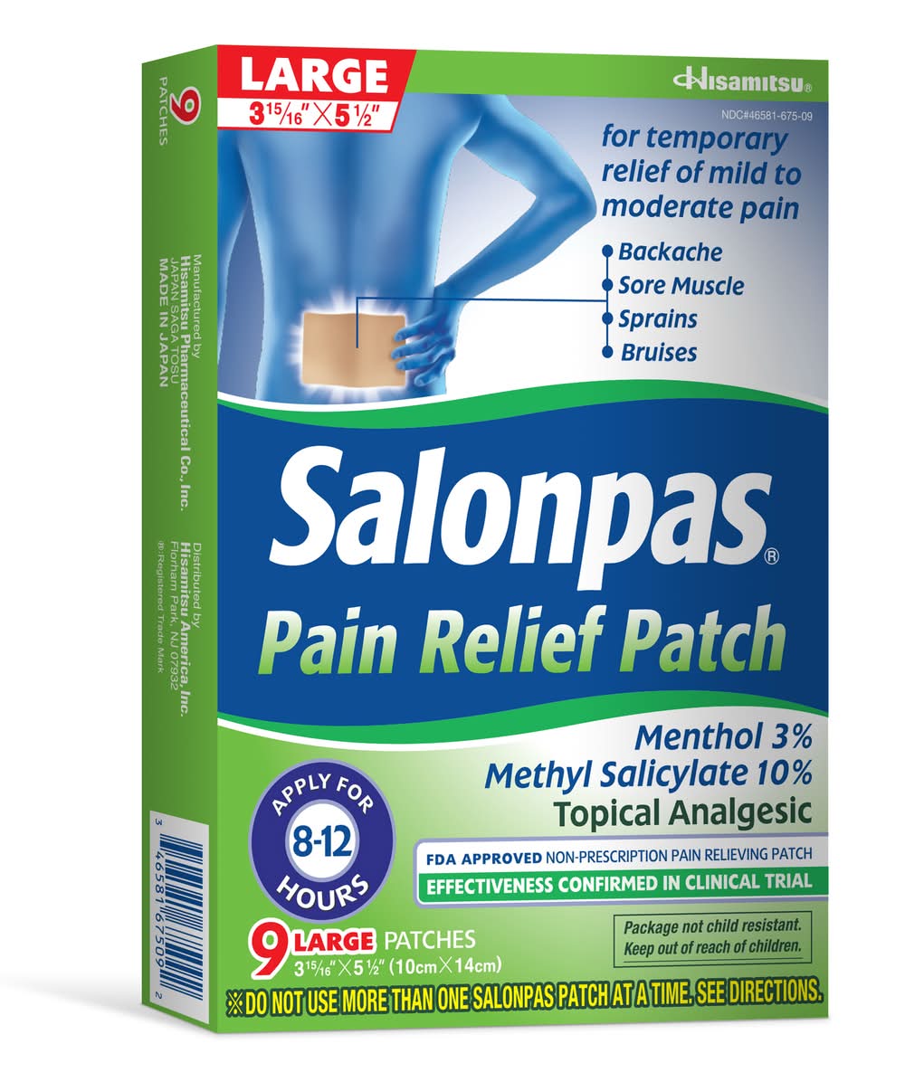 Salonpas Pain Relief Large Patch (3.2 oz)