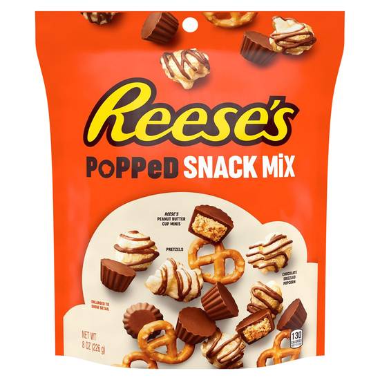 Reese's Popped Snack Mix (peanut butter-pretzel-chocolate)