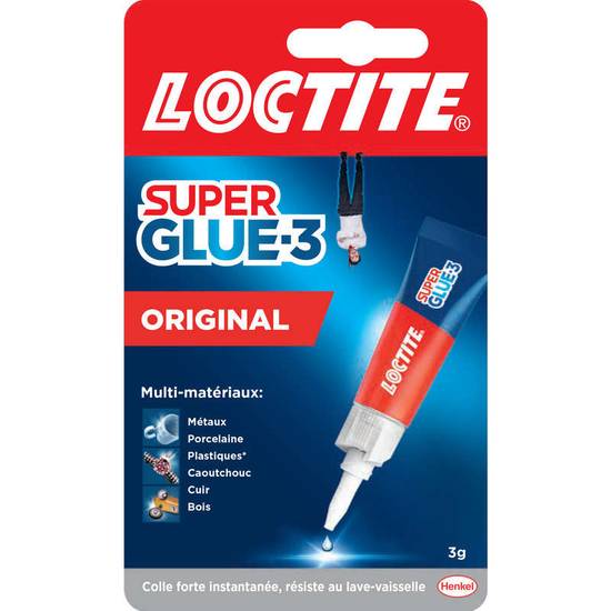 LOCTITE - Super glue 3 liquide - 3g