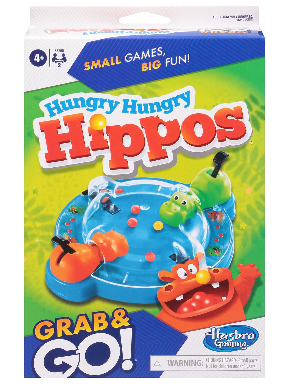 Hasbro Gaming Grab & Go Hungry Hungry Hippos