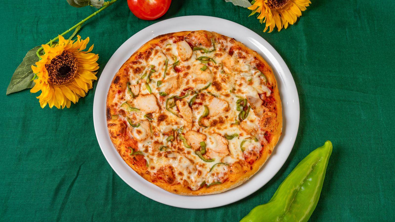 Pizza chicken tikka 🍕🫑