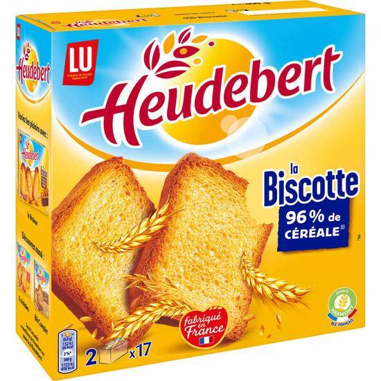 Heudebert Biscottes - Nature - x34 300 g