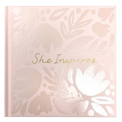 Green Inspired She Inspires Gift Book Inspirational Hardcover For Adults Gifts