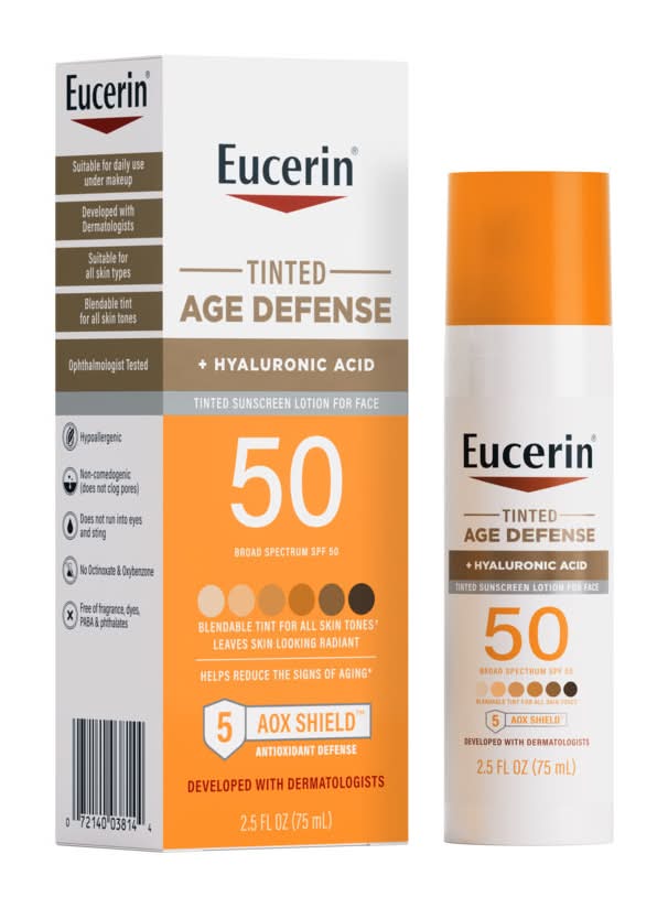 Eucerin Tinted Age Defense Spf 50 Face Sunscreen Lotion (2.5 fl oz)