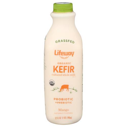 Lifeway Organic Kefir Cultured Mango Whole Milk