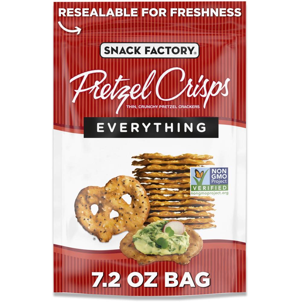 Snack Factory Everything Deli Style Pretzel Crisps