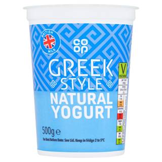 Co-op Greek Style Natural Yogurt 500g