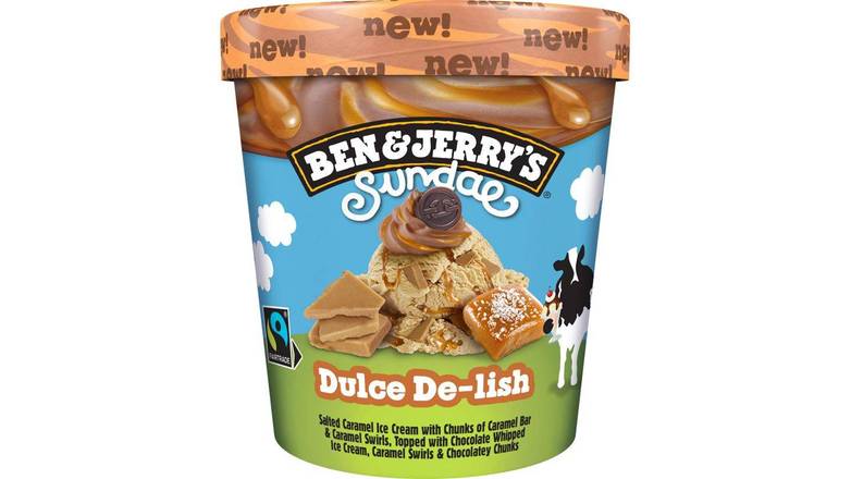 Ben & Jerry's sundae Dulce De-Lish 427 ml