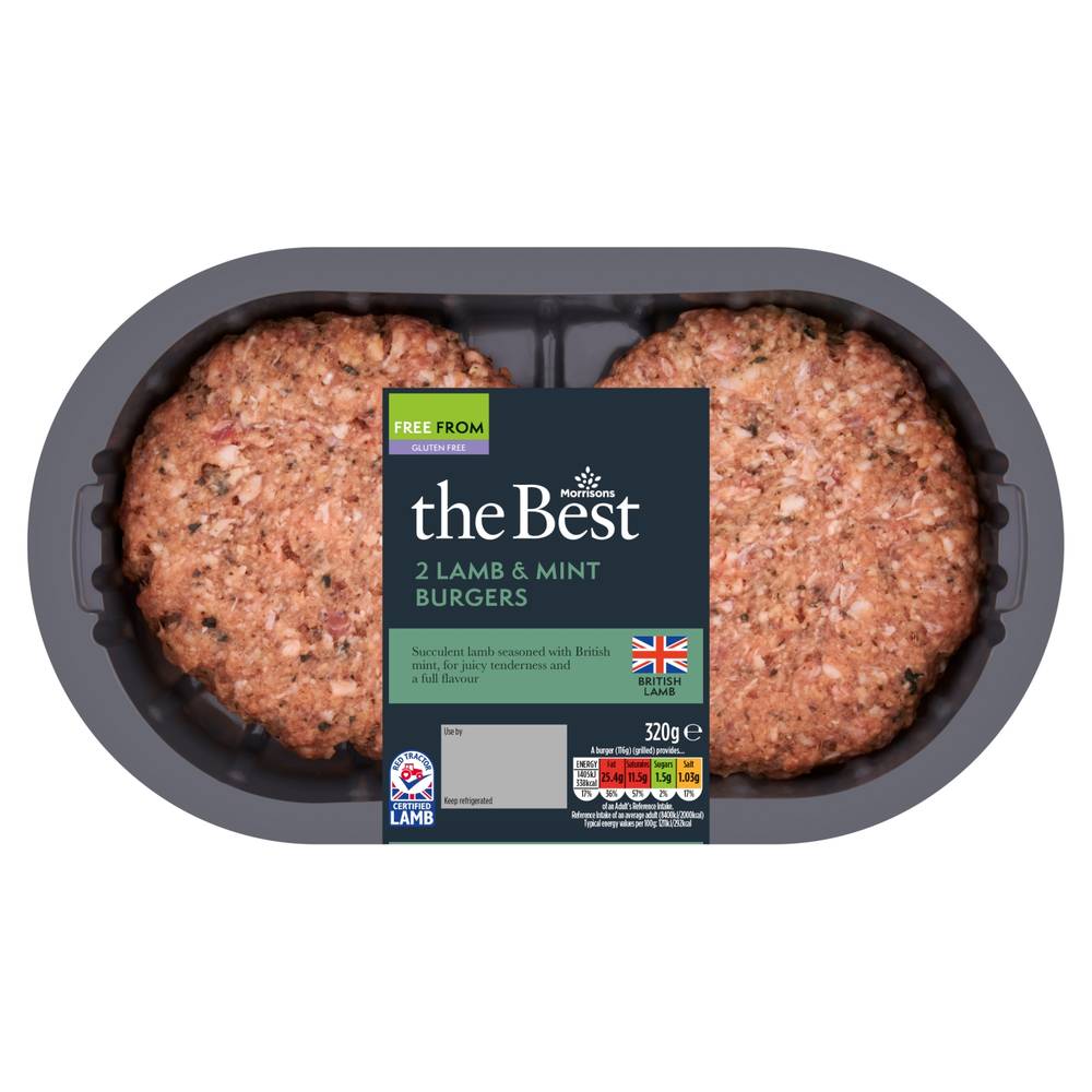 The Best Lamb & Mint Burgers (320g)