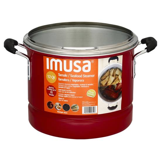 Imusa Tamale/Seafood Steamer with Lid & Insert