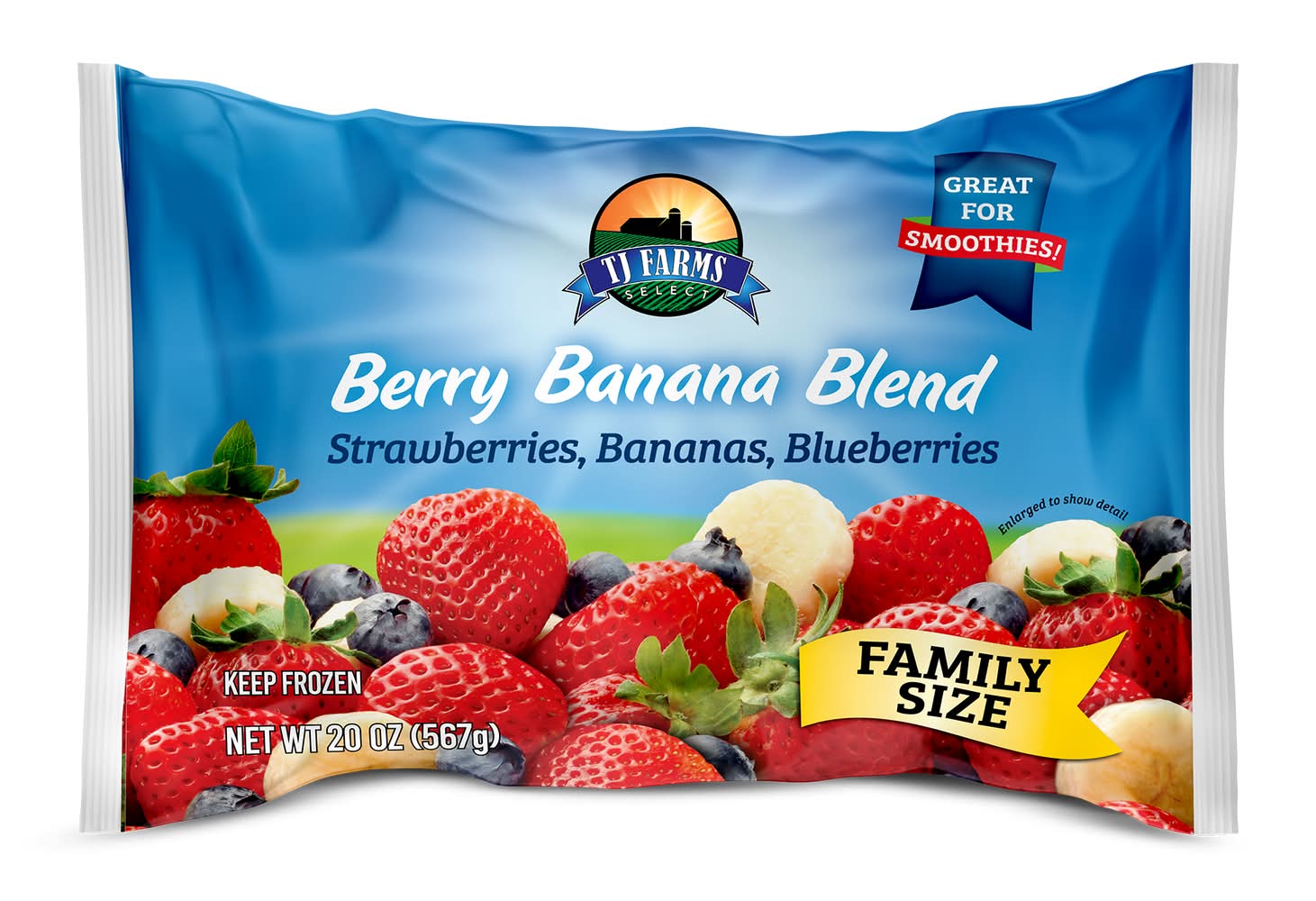 TJ Farms Select Berry Banana Blend (20 oz)