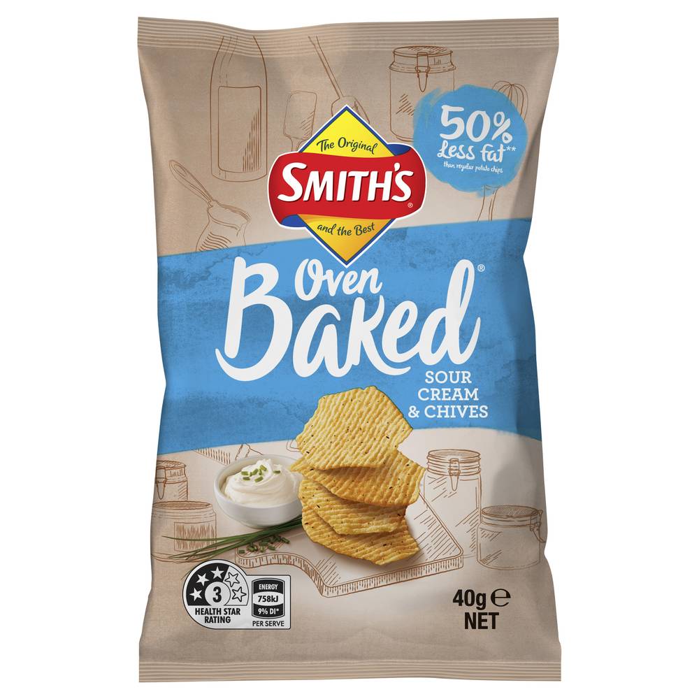 Smith's Oven Baked Sour Cream & Chives Delivery Near Me Order Online