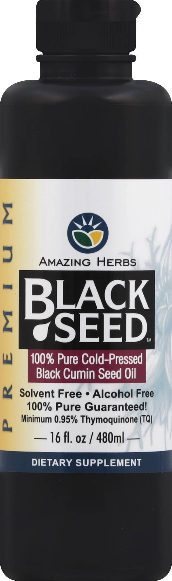 Amazing Herbs Black Seed Cumin Oil Dietary Supplement (1.05 lbs)