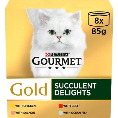 Purina Gourmet Gold Succulent Delights Cat Food (8 ct)