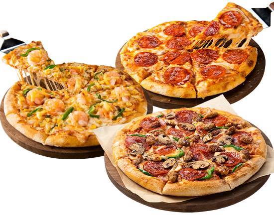 Sサ�イズピザ3枚セット 3 S-size Pizzas Set