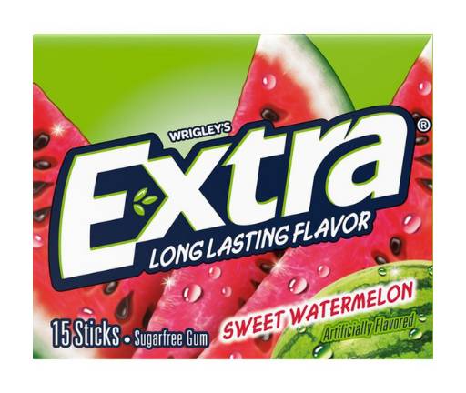 Extra Sugarfree Watermelon Gum 15 CT