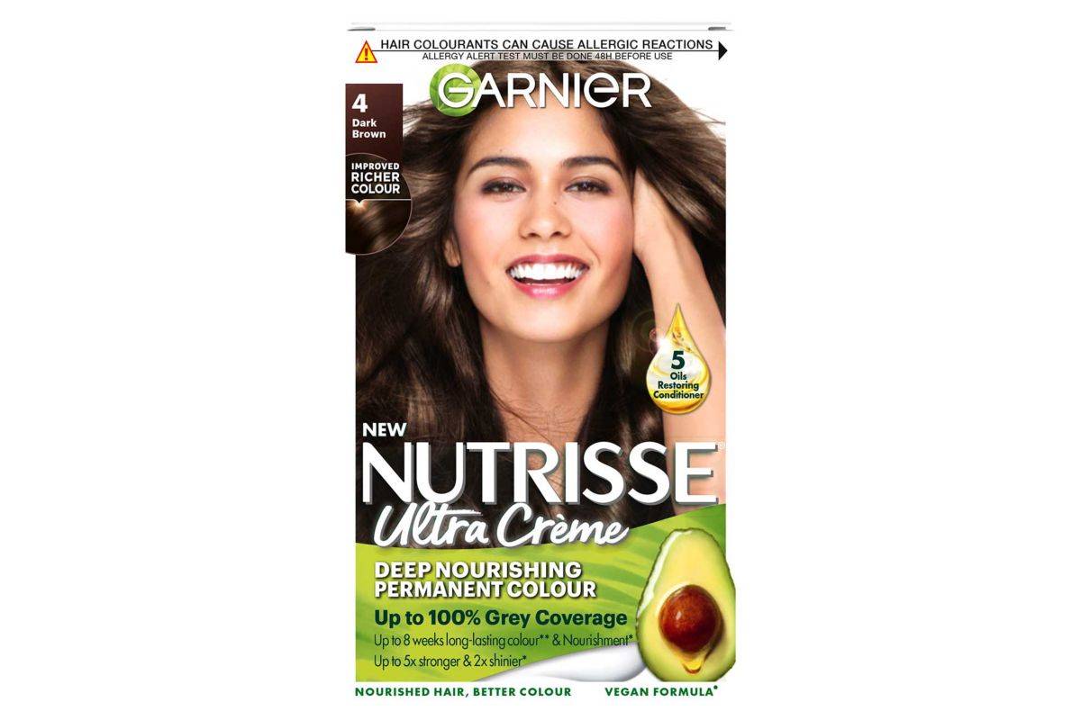 Garnier Nutrisse 4 Dark Brown Permanent Hair Dye