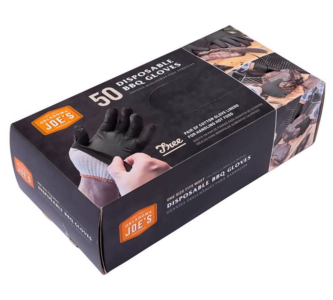 Oklahoma Joe'S Nitrile Grilling Glove 9.5 In. W 50 Pc