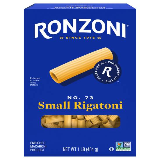 Ronzoni Small Rigatoni Pasta