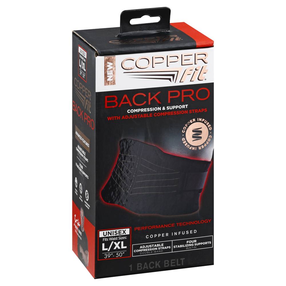 Copper Fit Large/ Xl Back Belt Support