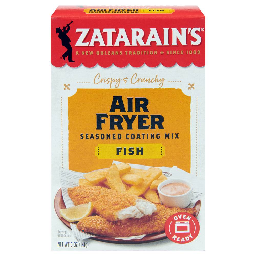 Zatarain's Crispy & Crunchy Fish Air Fryer Seasoned Coating Mix